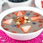 Acai Bowl - Delicious smoothie bowl filled with acai, fruit and nuts. A delicious and healthy breakfast that's ready and seconds and will satisfy all day.